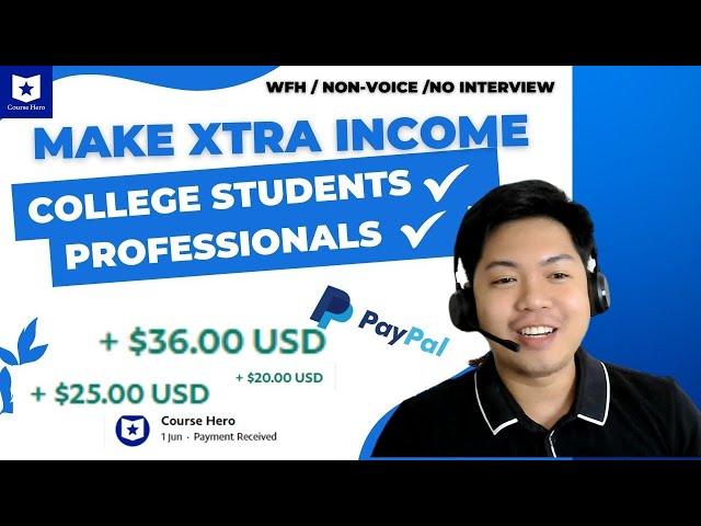 Paano kumita ng $3-$20 per question sa Course Hero | Frequently Asked Questions Course Hero + Tips