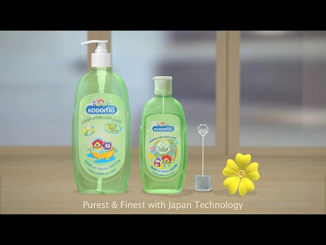 KODOMO BABY HAIR & BODY WASH 6 Sec Thai