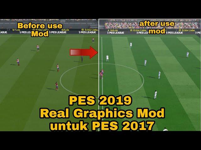 PES 2019 REAL PITCH AND GRASS FOR PES 2017