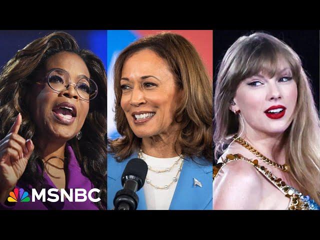 From Oprah to Taylor Swift – Harris campaign sees wave of celebrity support