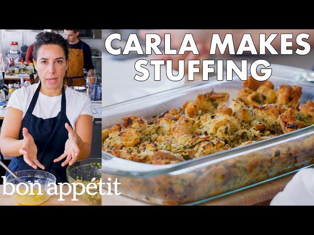 Carla Makes Thanksgiving Stuffing | From the Test Kitchen | Bon Appétit