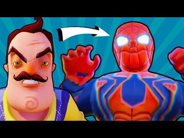 Hello Neighbor!!! Spiderman !!! NEW!!! ПРИВЕТ СОСЕД! СОСЕД ПАУК!!!