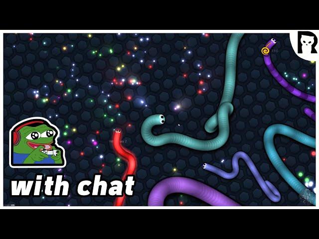 Lirik plays Slither.io [PART 1]