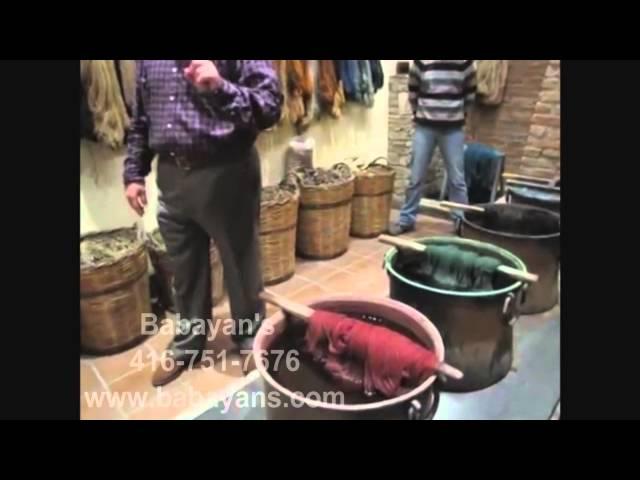 Making  of an Oriental Rug Babayans Carpet Cleaning