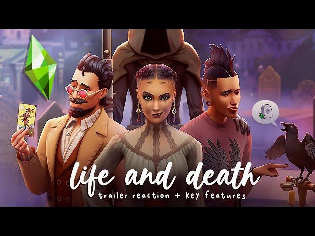 we're finally getting funerals, graveyards and more! ~ the sims 4 life & death (im back... again)