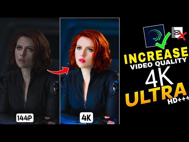 How to Convert Normal Video to 4k hd in android Tamil | Alight Motion 4k Quality tutorials #capcut