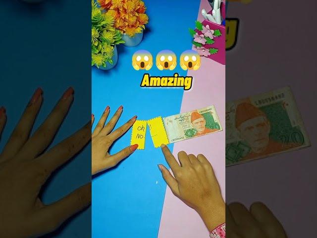 Paper Magic Trick  / DIY Origami Paper craft / Easy Paper Majic Trick #shorts