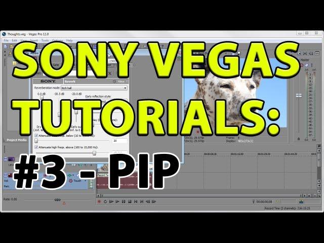 #3 - Sony Vegas Tutorial - Picture In Picture (PIP)