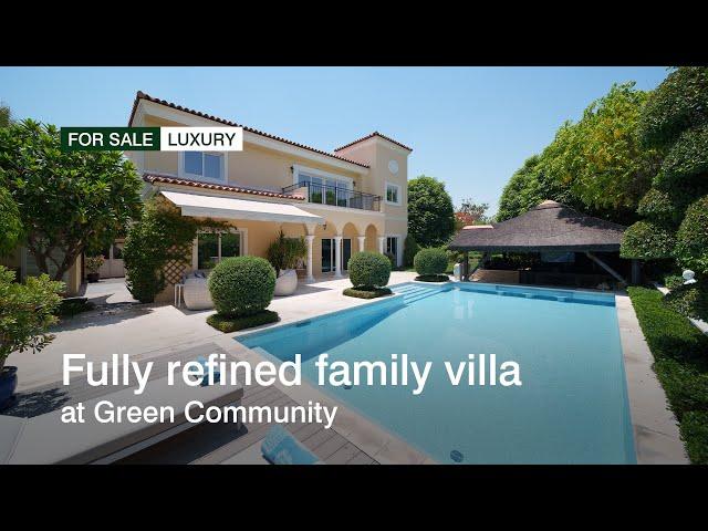 Fully refined family villa at Green Community | haus & haus