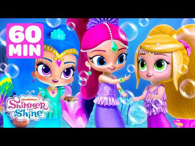 Shimmer and Shine Search For the Mermaid Gem! w/ Leah | 1 Hour Compilation | Shimmer and Shine