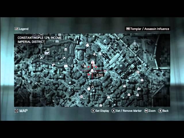 Assassins Creed Revelations: Data Fragment Locations- Imperial and Topkapa Districts (Collectables)