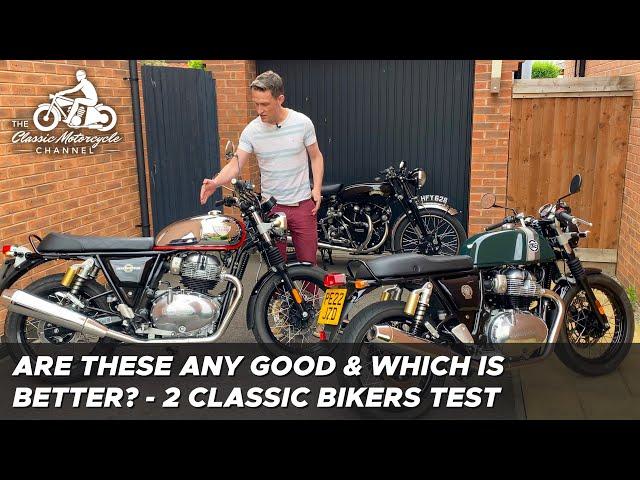 Royal Enfield Interceptor 650 vs Continental GT - 2 classic bikers review