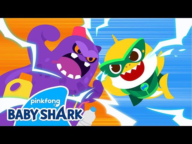  Baby Shark vs Waste Monster | World Environment Day | Baby Shark Monthly | Baby Shark Official