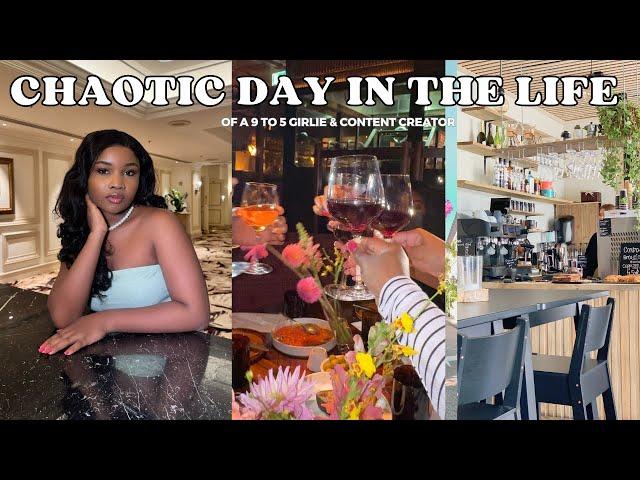 CHAOTIC DAY IN THE LIFE AS A BIG 4 AUDITOR AND CONTENT CREATOR | OFFICE WORKING + YOUTUBE DINNER