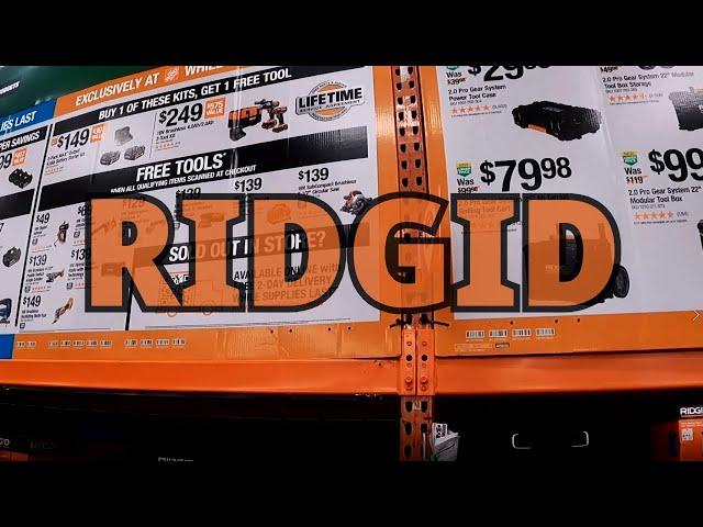 Лучшие Акции на Инструмент Ridgid(AEG) в HomeDepot на Чёрную Пятницу 2024| Ridgid BlackFriday at HD