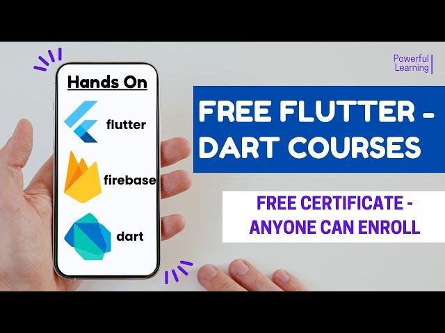 FREE FLUTTER COURSES WITH CERTIFICATES  IN TAMIL | FREE FLUTTER FIREBASE DART COURSES