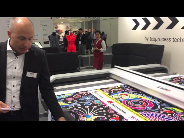 Digital Textile Micro Factory with Zünd at Texprocess 2017