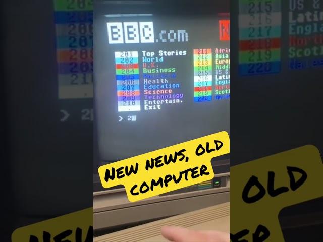 New news old computers #shorts #retro #commodore #pi #raspberrypi #retrocomputer #bbs #bbc #cnn