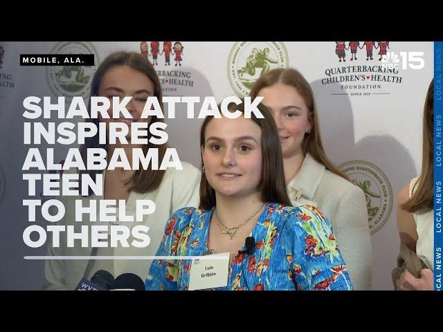 Gulf shark attack inspires Alabama teen to help others who have lost limbs - WPMI NBC 15