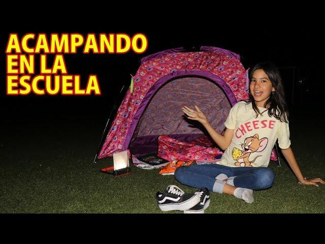 ACAMPANDO EN LA ESCUELA | TV Ana Emilia