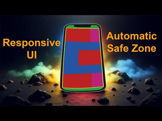 Easy Responsive UI with Automatic Safe Area - Auto SafeArea for Notch Zone - Asset for Unity