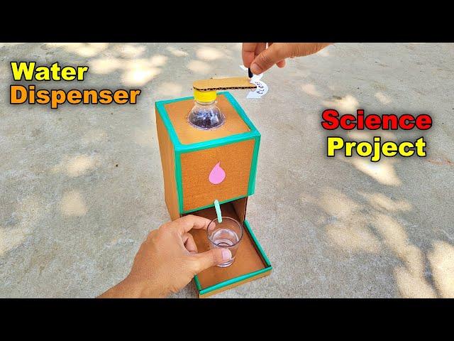 Science exhibition project: DIY Water dispenser machine!
