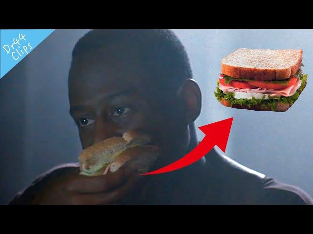 Bologna sandwich  eating scene in movie BAD BOYS  (1995)