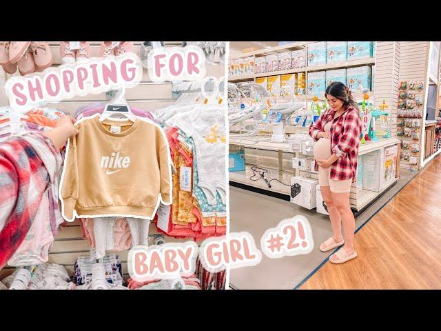 COME SHOP WITH ME for Baby Girl #2 // MUST HAVE Newborn Products 2023!