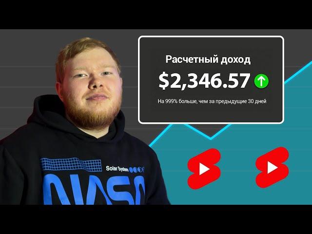 2000$ в месяц на YouTube Shorts - Как заработать на Ютуб Шортс