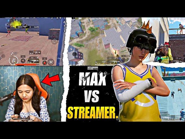 MAX VS STREAMER  | FASTEST 3 FINGER PLAYER | BGMI | BGMI GAMEPLAY