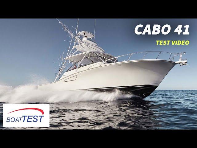 Cabo 41 (2020-) Test Video - By BoatTEST.com