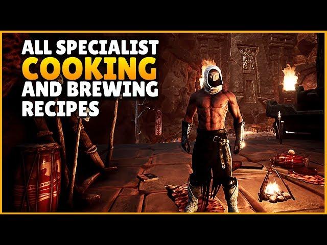 All Cooking and Brewing recipes | Conan Exiles