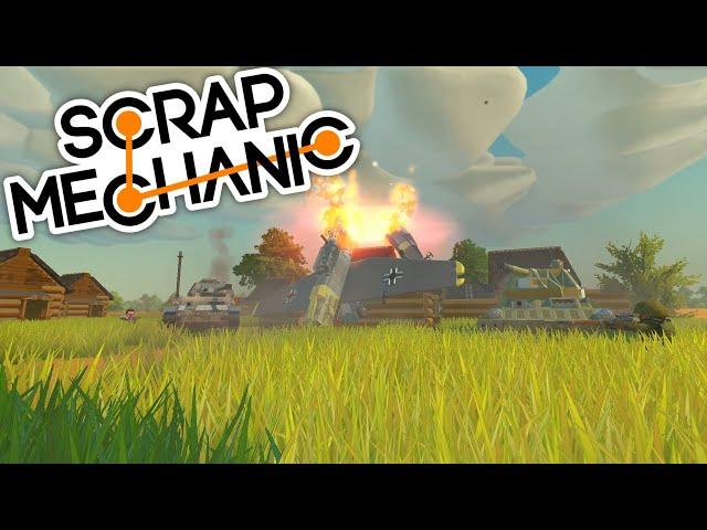 Танковое сражение | Бой | Scrap Mechanic