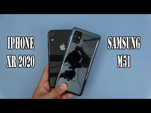 iPhone XR 2020 vs Samsung Galaxy M51 | Apple A12 Bionic vs Snapdragon 730