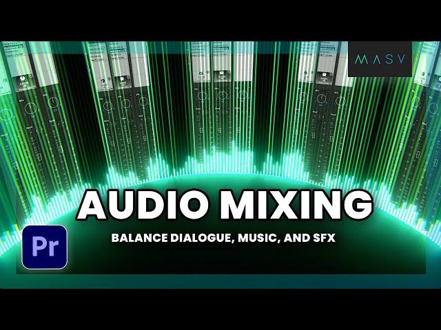 How to Mix Audio in Premiere Pro | Adjust and Balance Tracks ️