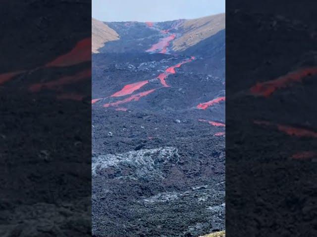 Standing next to Erupting Volcano