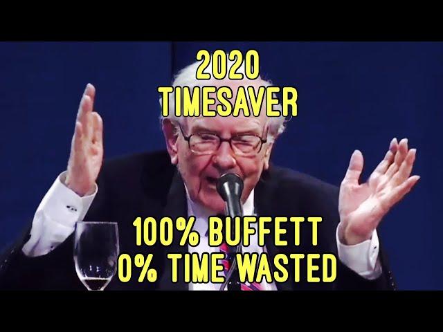 TIMESAVER EDIT 2020 Berkshire Hathaway Annual Meeting Full Q&A with Warren Buffett