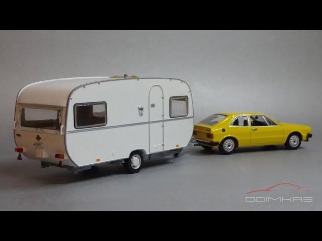 TABBERT Caravan Trailer 1973 || Minichamps || Diecast scale model 1:43 review