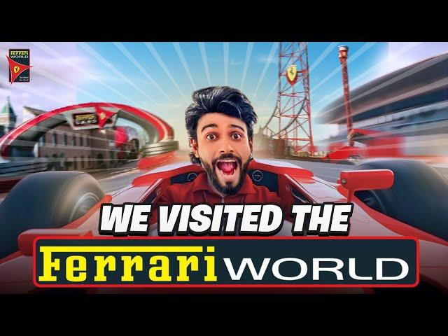 We visited the FERRARI WORLD in ABU DHABI ! | Day 2