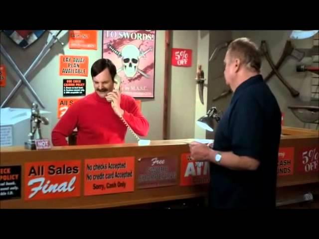 Tim and Eric Billion Dollar Movie Will Forte Allen Bishopman sword store