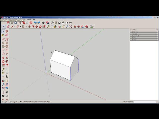 SketchUp 2020 Interface and Getting Started