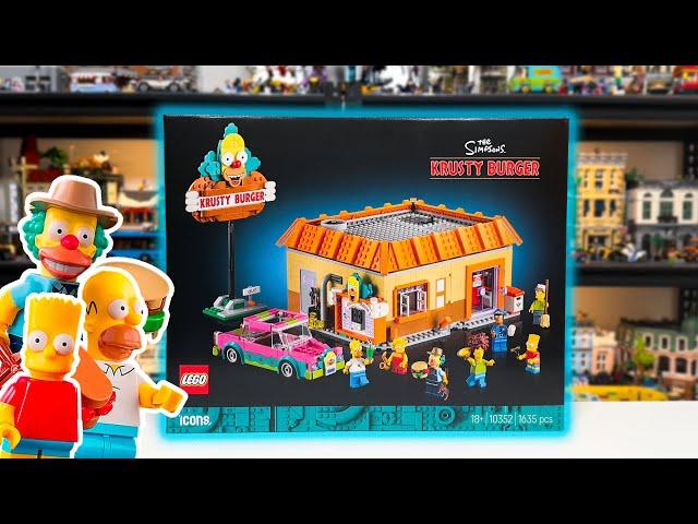 Building LEGO Simpsons Krusty Burger! (10352) 