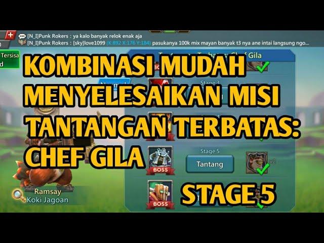 TANTANGAN TERBATAS: CHEF GILA STAGE 5