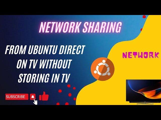 Share files in local network and connect ubuntu with android TV