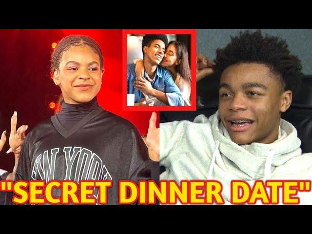 BLUE IVY CAPTURED ON A SECRET DINNER DATE WITH NELLY SON CORNELL HAYES IN LA. see more .....