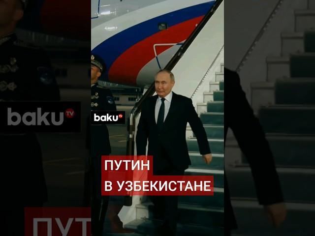 Президент Узбекистана Шавкат Мирзиёев встретил главу РФ Владимира Путина в аэропорту Ташкента