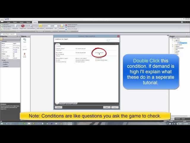 Construct Classic Tutorial: Controls and Events