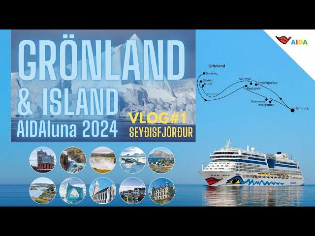 AIDAluna: Island&Grönland 2024 | Vlog#1 | 4K (Einschiffung-Seyðisfjörður) DJI Osmo Pocket 3