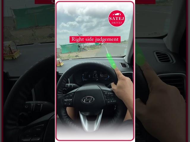 Right Side Judgement for Cars | Very simple Trick | Learn Driving