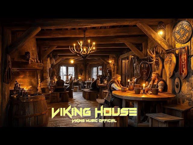 Viking Tavern Ambience |  Nordic Music -  shamanic Drums & Folk Chants for Warrior Feasts